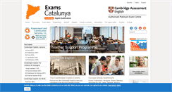 Desktop Screenshot of exams-catalunya.com